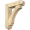 Ekena Millwork Imperial Arts and Crafts Rough Sawn Bracket w/ Offset Brace, Douglas Fir, 6"W x 22"D x 26"H BKT0604X22X26IMP03RDF - alternate 1